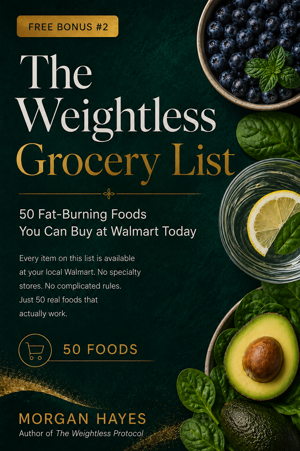 The Weightless Grocery List bonus cover